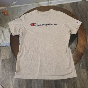 Champion Light Grey Men T shirt Rarely worn